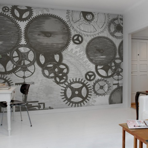 Fototapet, Cogwheel, Rebel Walls - Img 3