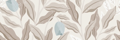 Fototapet, Cool Flora, Beige &amp; Blue, Rebel Walls - Img 2