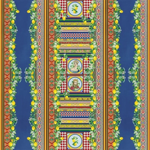 Fototapet Crown's Orchard in Blue - personalizat, VLAdiLA - Img 2