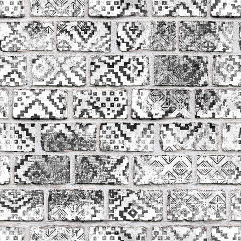 Fototapet, Decorated Bricks, Rebel Walls - Img 5