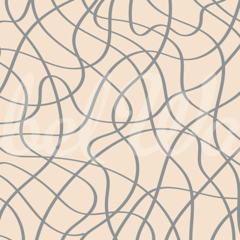 Fototapet, Doodle Lines, Beige, Rebel Walls - Img 2