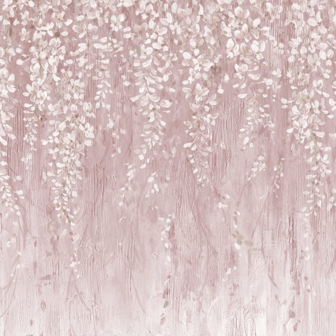 Fototapet, Draped Blossoms, Pink, Rebel Walls - Img 2