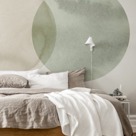Fototapet, Eclipse, Beige Green, Rebel Walls - Img 3