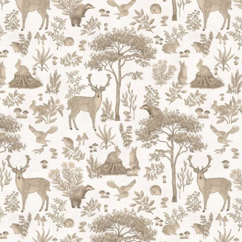 Fototapet Fantastic Forest - Vintage White, Kikki Belle - Img 2