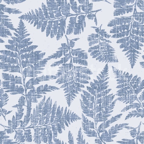 Fototapet, Fern Print, Blue, Rebel Walls - Img 2