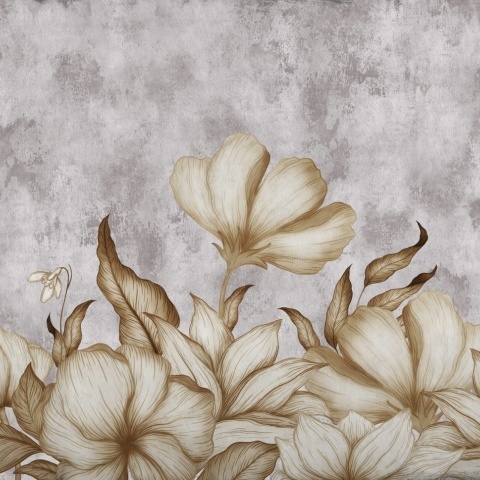 Fototapet, Floral Fantasy, Gray, Rebel Walls - Img 2