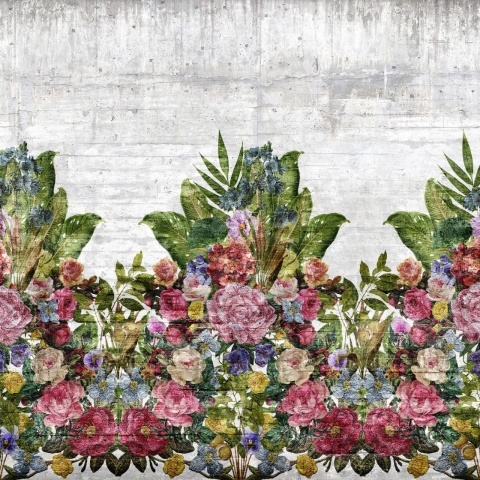 Fototapet, Flower Burst, Concrete, Rebel Walls - Img 2