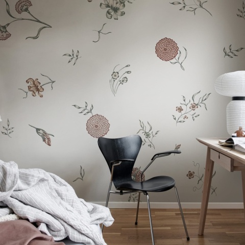 Fototapet, Flower Fall, Pearl, Rebel Walls - Img 3