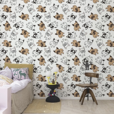Fototapet, Frenchies, Rebel Walls - Img 3