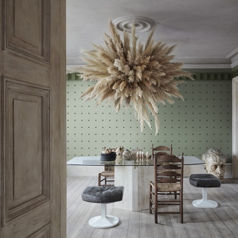 Fototapet, Gentle Manor, Green, Rebel Walls