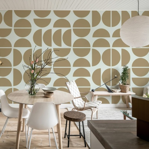 Fototapet, Geometry Shapes, Beige, Rebel Walls - Img 3