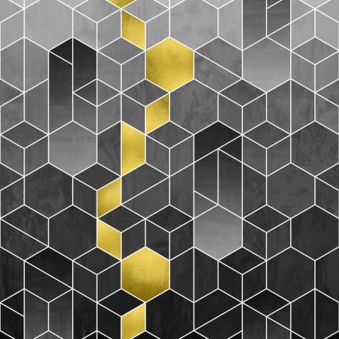 Fototapet, Gradient Geometry, Graphite, Rebel Walls - Img 2