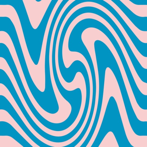 Fototapet, Happy Wobbly, Pink &amp; Blue, Rebel Walls - Img 5