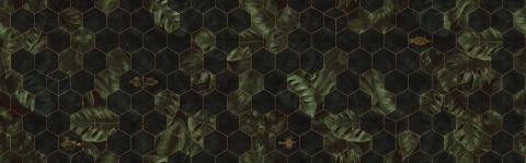 Fototapet, Hexagon Leaves, Rebel Walls - Img 5