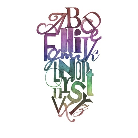 Fototapet, Ink Letters, Rainbow, Rebel Walls - Img 2