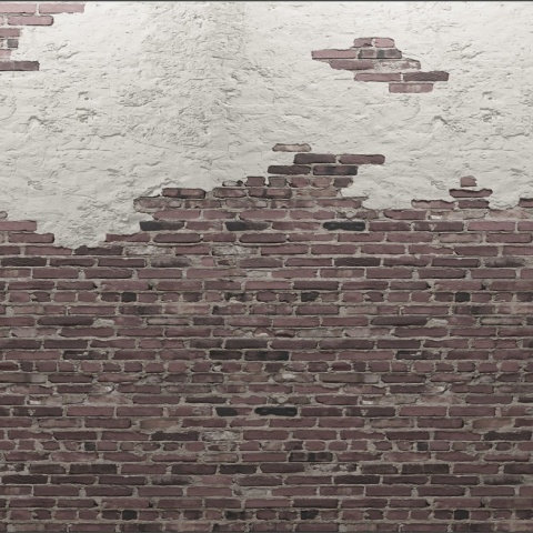 Fototapet, Ivory Bricks, Red, Rebel Walls - Img 2