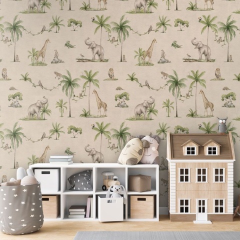 Fototapet Joyful Jungle - Sand, Kikki Belle - Img 3