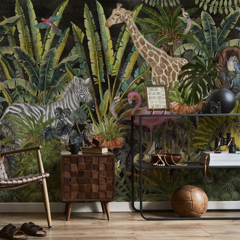 Fototapet Jungleful (dark), VLAdiLA - Img 6