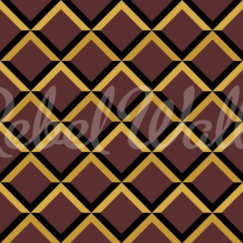 Fototapet, Lattice, Burgundy, Rebel Walls - Img 2