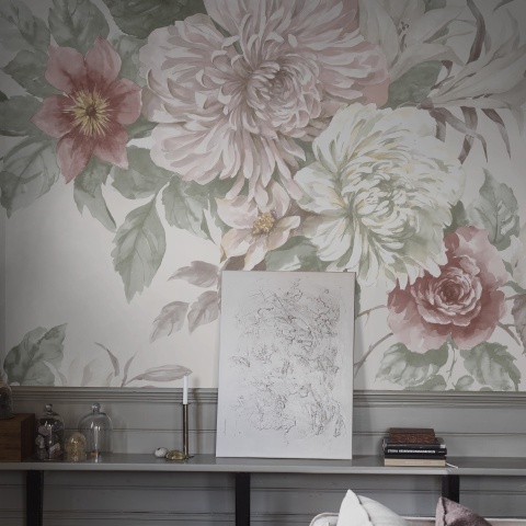 Fototapet lavabil, Floral Charm Grand 9722W