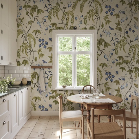 Fototapet lavabil, Ottilia, Olive Green, Sandberg - Img 3