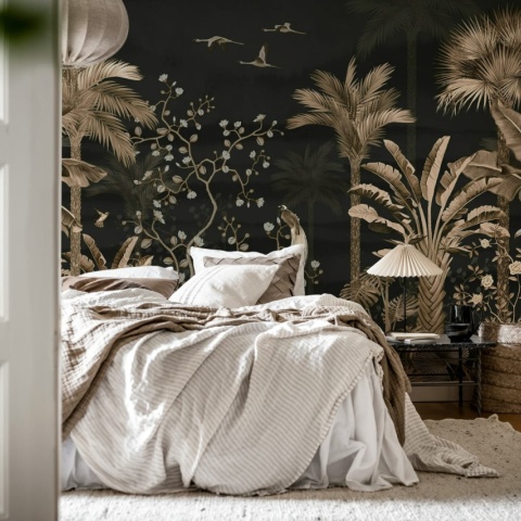Fototapet, Magnolia Jungle, Black, Rebel Walls - Img 4