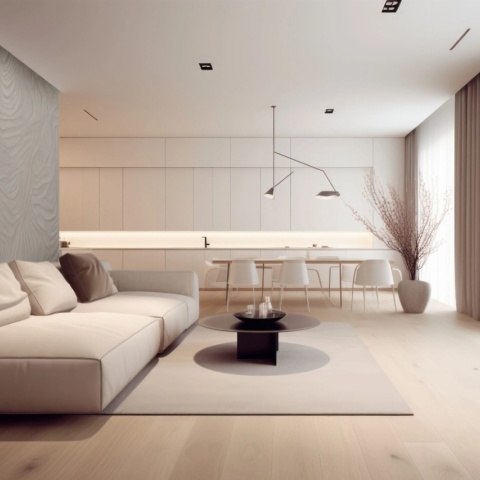 Fototapet Minimalist Serenite Fumee Rêve SF103 - Img 2