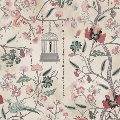 Fototapet, Mystic Garden, Beige, Rebel Walls - Img 2