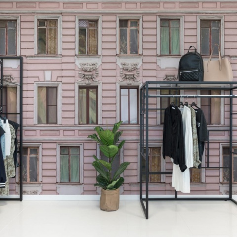 Fototapet, Pink Facade, Rebel Walls - Img 7