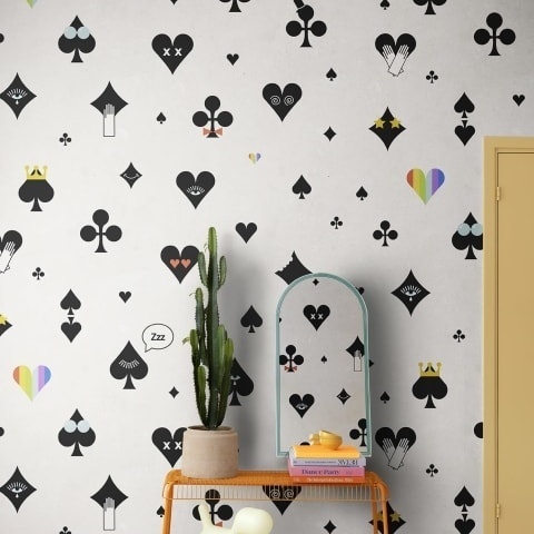 Fototapet, Poker Face, Black, Rebel Walls - Img 3