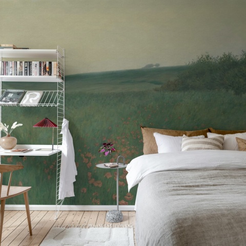 Fototapet, Poppy Landscape, Dawn, Rebel Walls - Img 3