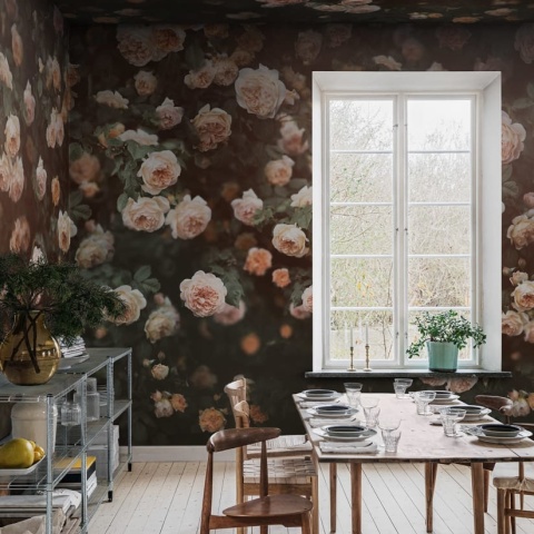 Fototapet, Regal Rose, Apricot, Rebel Walls - Img 4