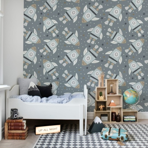 Fototapet, Rockets, Gray, Rebel Walls