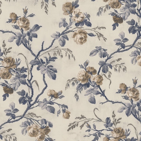 Fototapet, Rose Garland, Blue, Rebel Walls - Img 2