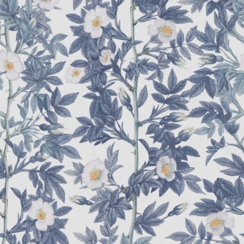 Fototapet, Rose Hip, Blue, Rebel Walls - Img 2