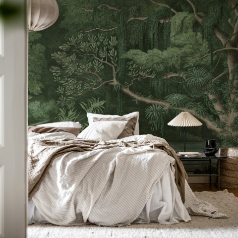 Fototapet, Secret Well Repeatable, Green, Rebel Walls - Img 4