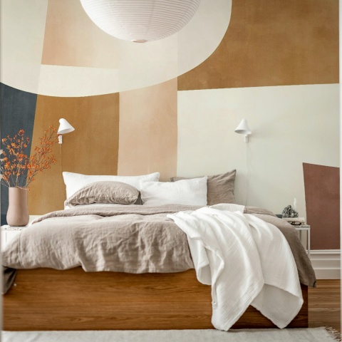 Fototapet, Soft Contours, Brown, Rebel Walls - Img 3