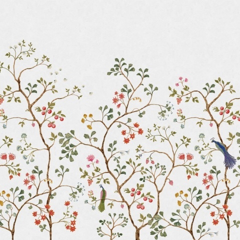Fototapet, Songbird Mural, White, Rebel Walls - Img 2