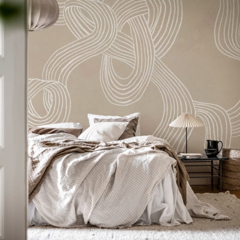 Fototapet, Stripes Repeatable, Beige, Rebel Walls - Img 4