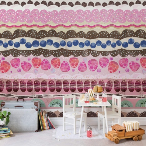 Fototapet, Sugar Stripes, Rebel Walls