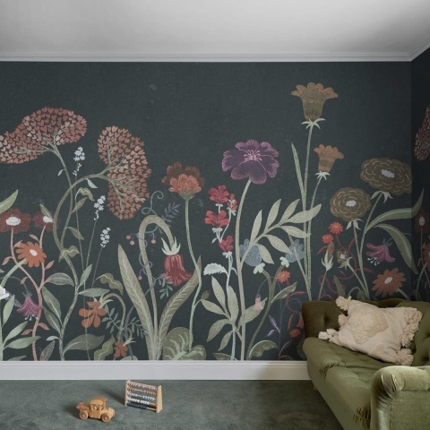 Fototapet, Summerfield, Dark Green, Rebel Walls - Img 3