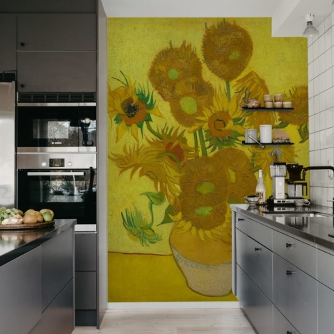 Fototapet, Sunflowers by Van Gogh, Rebel Walls