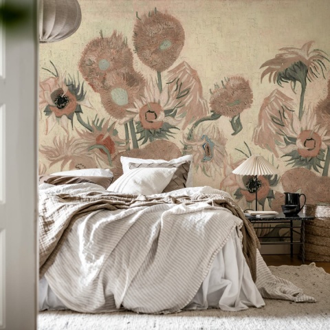 Fototapet, Sunflowers Repeatable, Soft, Rebel Walls - Img 3