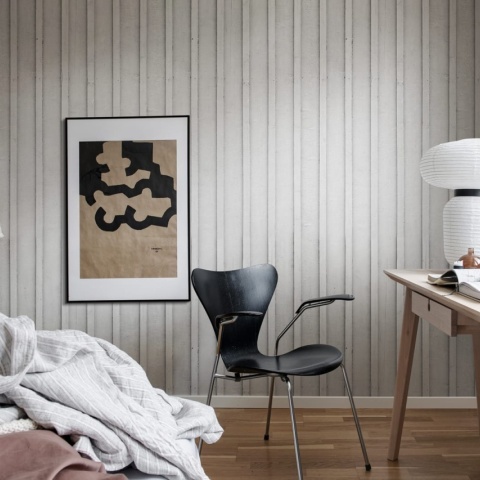 Fototapet, Swedish Cottage, White, Rebel Walls - Img 4