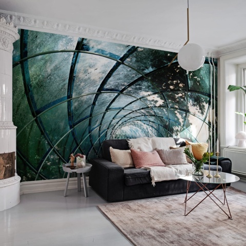 Fototapet, Tunnel of Glass, Rebel Walls