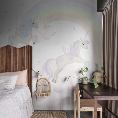 Fototapet, Unicorn Sky, Pink, Rebel Walls - Img 3