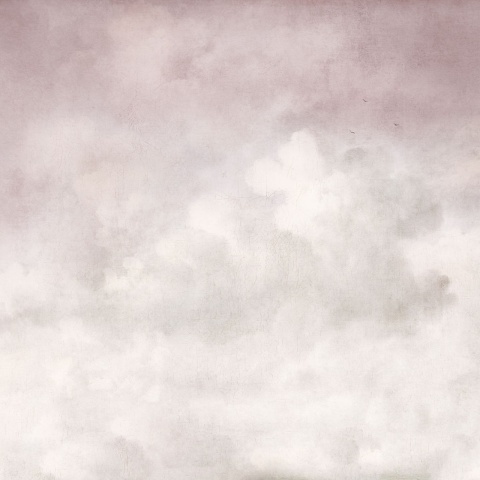 Fototapet, Vintage Clouds, Pink, Rebel Walls - Img 2