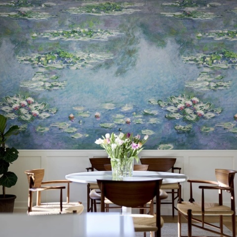 Fototapet, Water Lilies by Claude Monet, Rebel Walls - Img 3