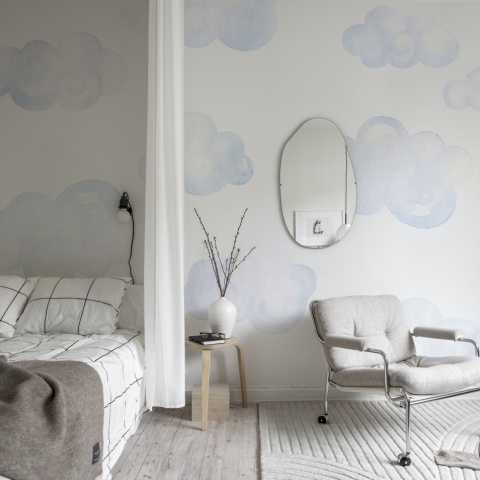 Fototapet, Watercolor Clouds, Rebel Walls - Img 3