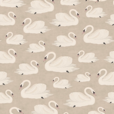 Fototapet, Whooper Swan, Beige, Rebel Walls - Img 2